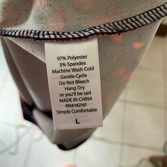 LulaRoe Cassie Skirt NWT LARGE - Picture 7 of 8